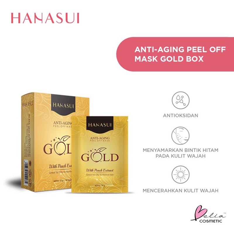 Hanasui Masker Gold