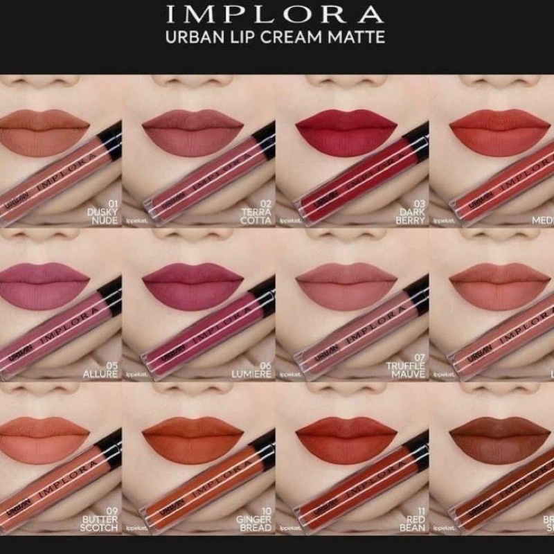IMPLORA LIPS CREAM READY 12 WARNA