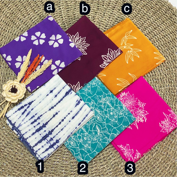 Kain Batik Cap Handmade Rayon Super
