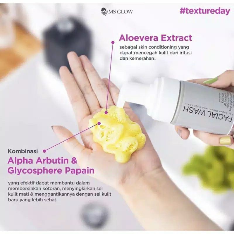 facial wash ms glow