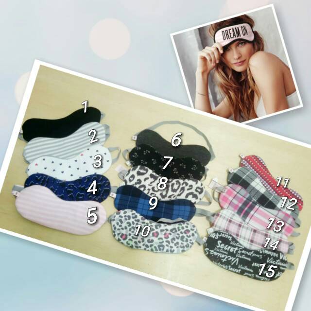 Eye cover sleeping mask branded
