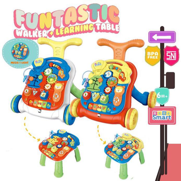 Bebe Smart Funtastic Walker Red/White