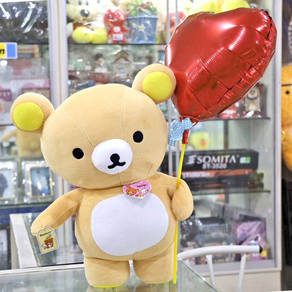 Rillakuma Jumbo Doll 62cm Red Balloon