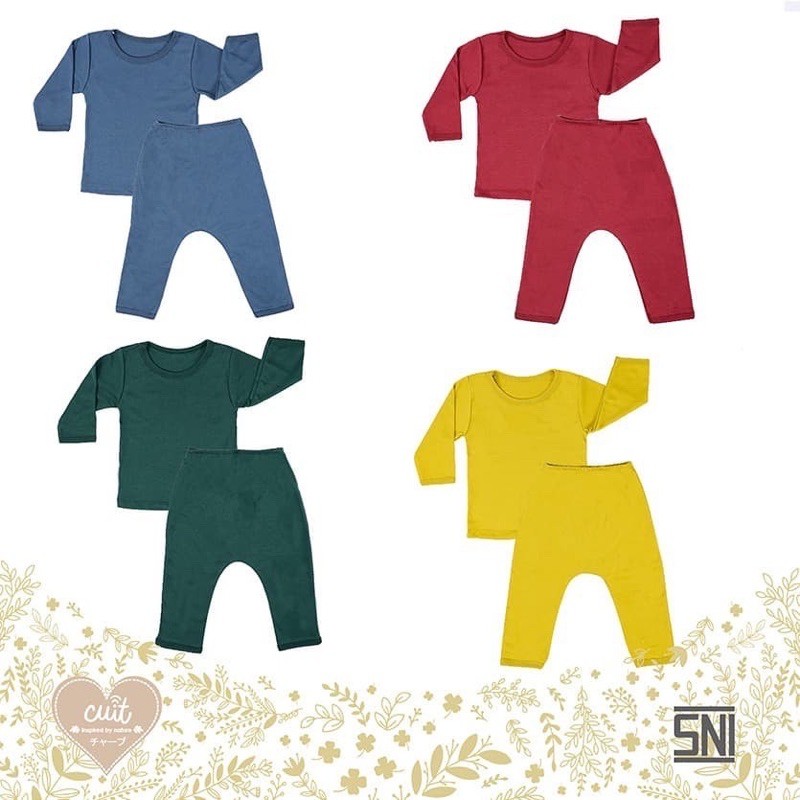 Cuit Kids Set Basic Block Color Panjang