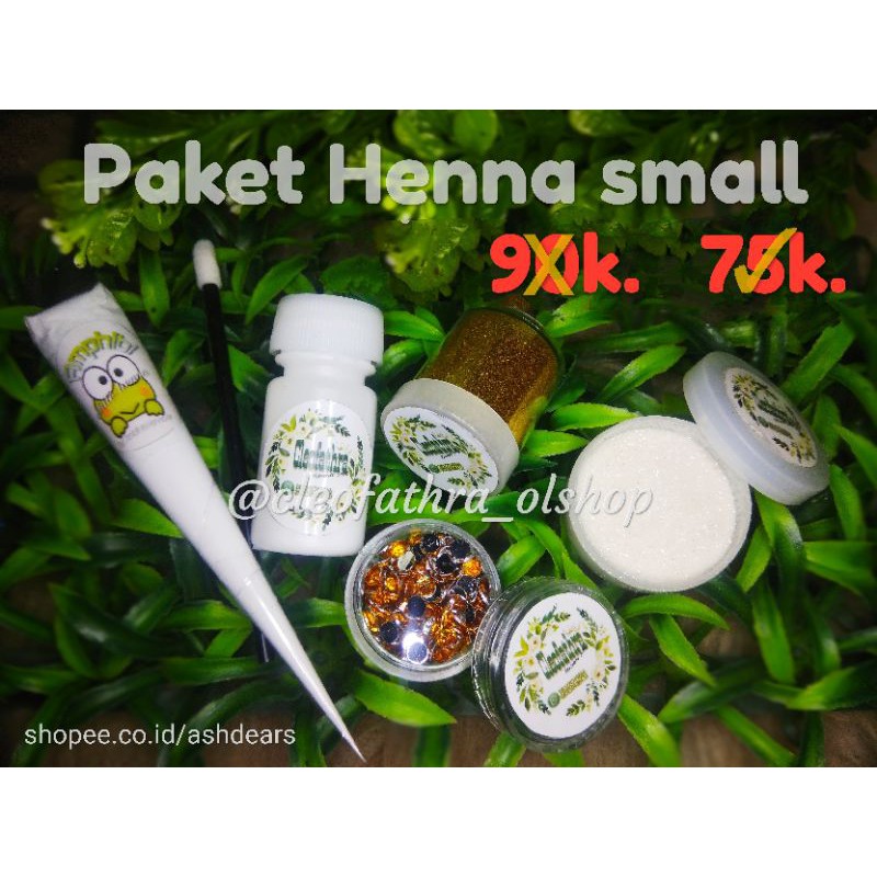 Paket Henna Small 75k