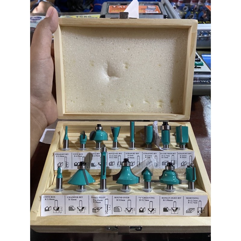 router bit set merk wipro