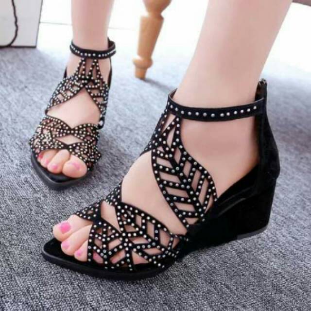 jn40 wedges print daun