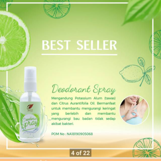 Deodorant spray/deodorant natural