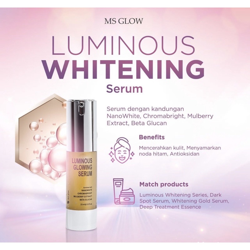 serum luminious Ms glow
