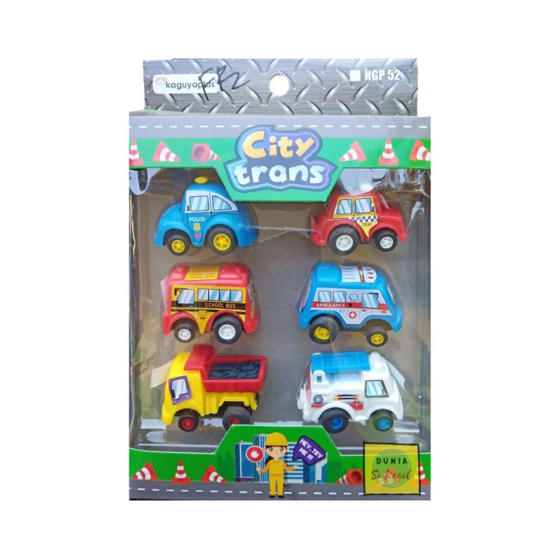 Mainan mobil set lucu