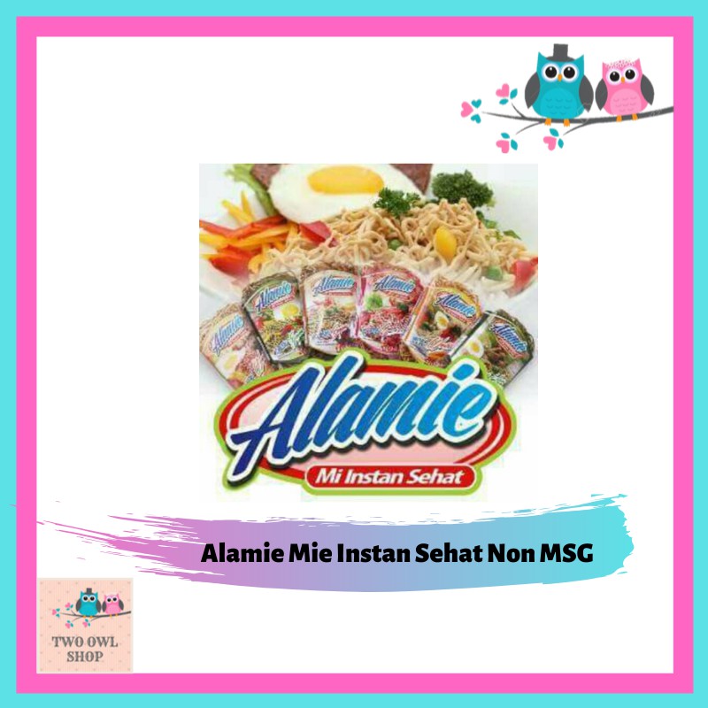 Twoowl ATZ Alamie Mie Instan Sehat Non MSG