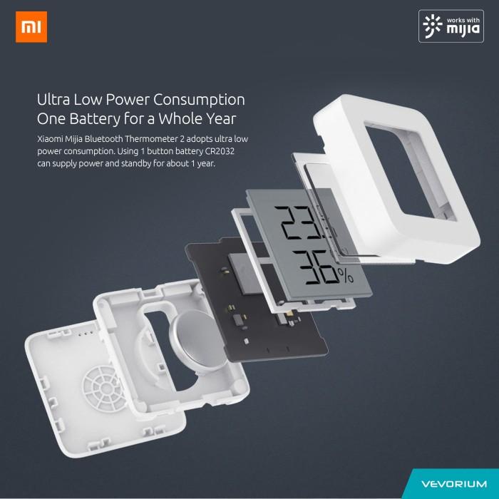 Xiaomi Mijia Bluetooth Thermometer 2 Hygrometer Smart Wireless Digital