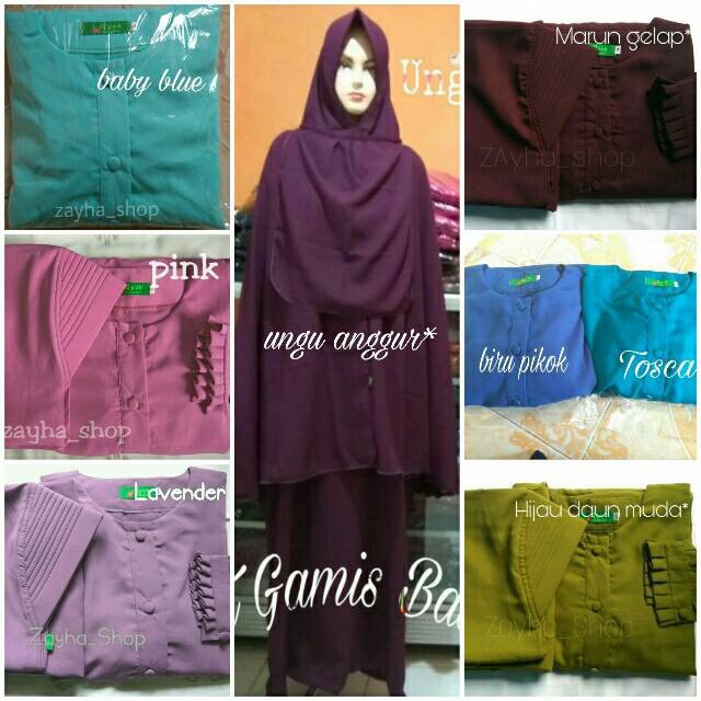 DISKON CANTIK Set Gamis Cadar TERBARU
