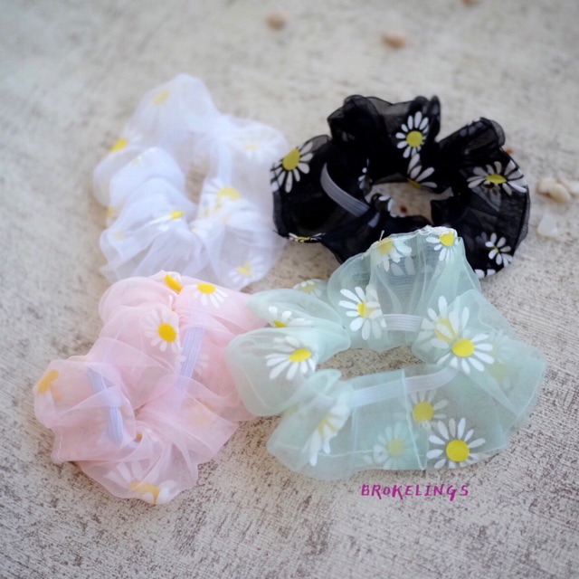 Flower Scrunchie