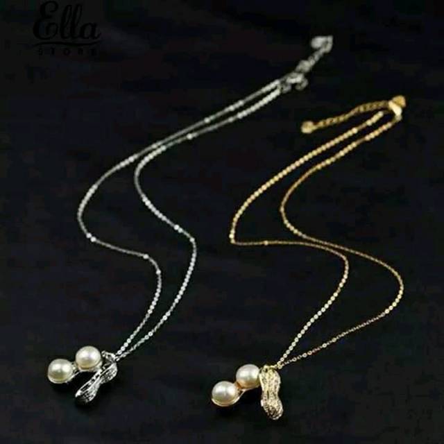 Kalung kacang titanium
