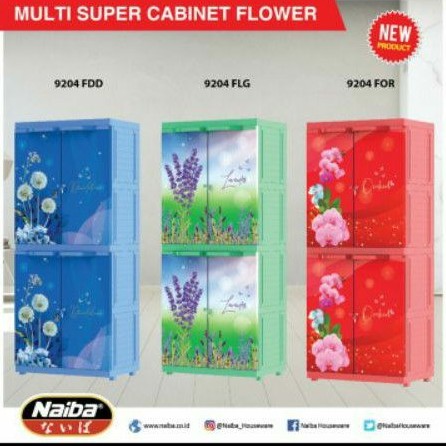 Lemari Plastik Naiba 9204