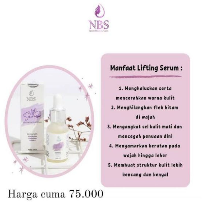 Nbs lifting serum BPOM ORIGINAL