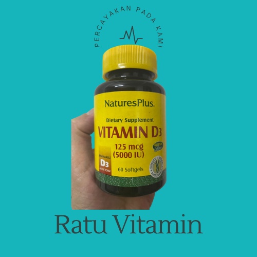 Natures Plus Vitamin D-125mcg