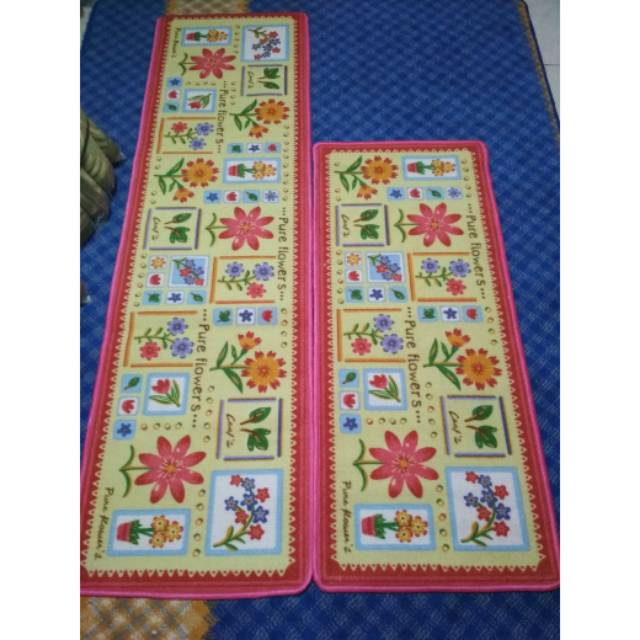 Runner pure flowers pink