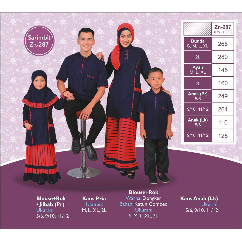 Setelan Zenitha ZN 287