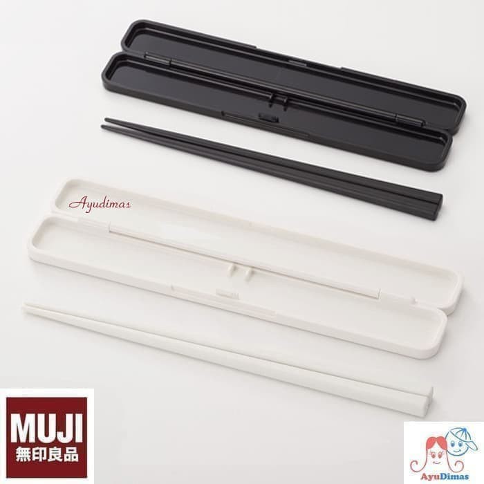 MUJI Chopsticks with case - sumpit .