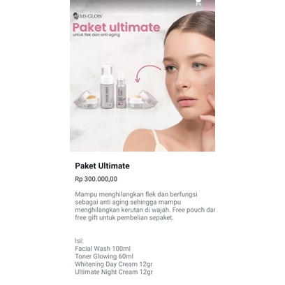 MS GLOW 100%ASLI PAKET ULTIMATE