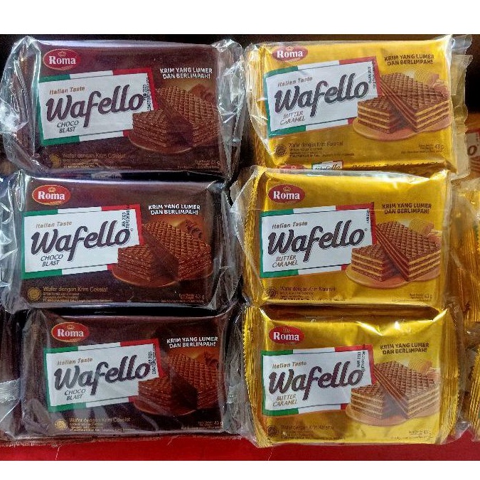 Wafello coklat&caramel
