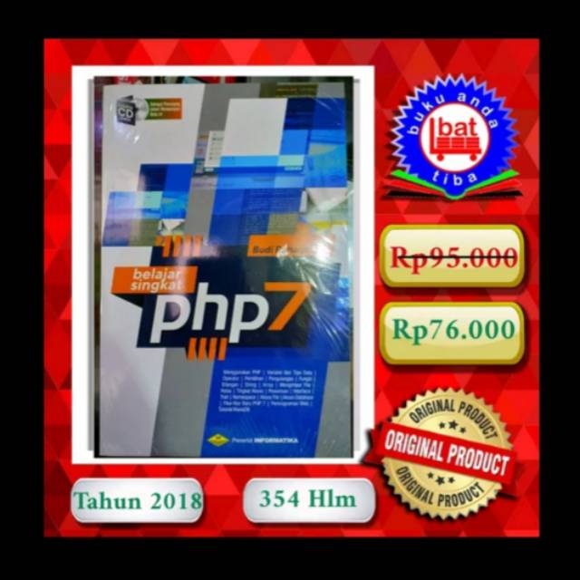 BELAJAR SINGKAT PHP 7 + CD - BUDI RAHARJO