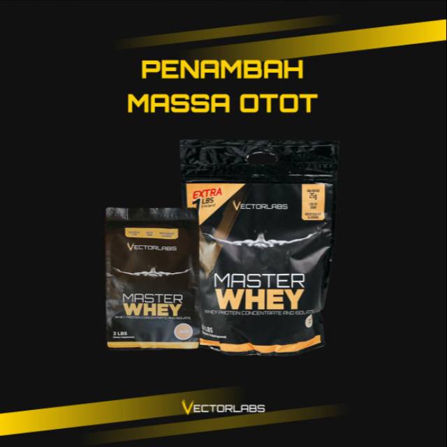 Vectorlaps Master Whey 3 lbs pure protein