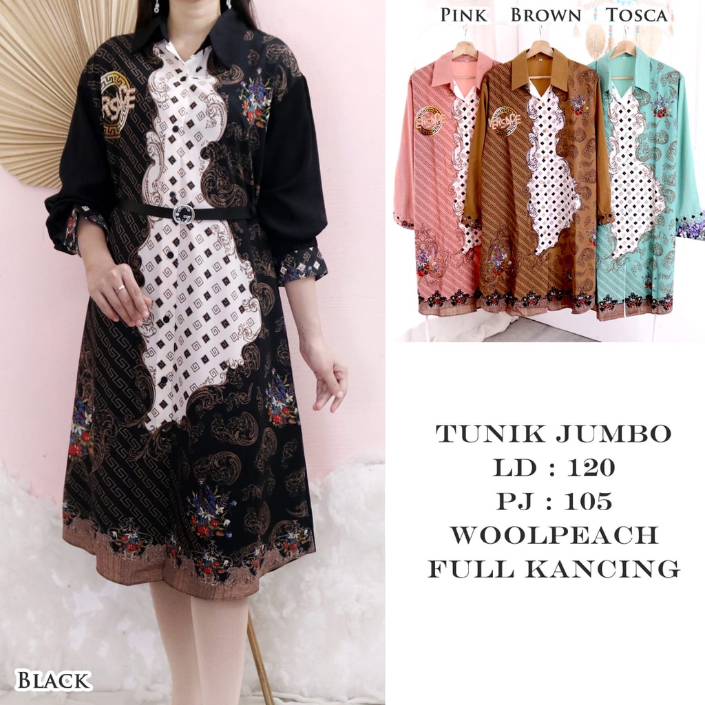 Tunik  Jumbo Import #TK109