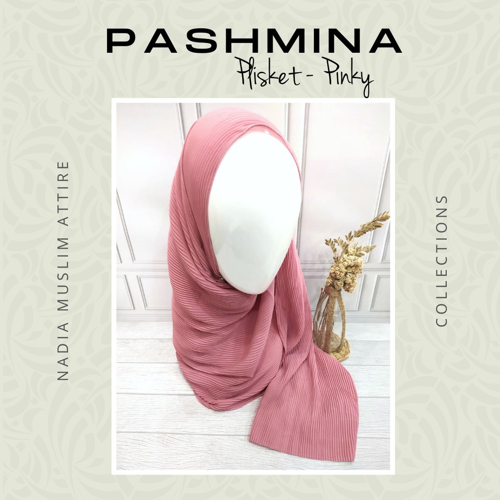 Pashmina Plisket Premium