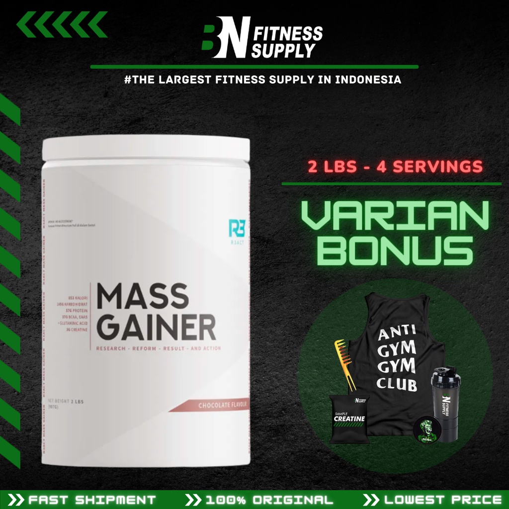 R3ACT REACT Mass Gainer Protein