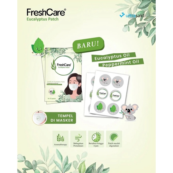 FRESHCARE EUCALYPTUS PATCH MASKER (12 PATCH)
