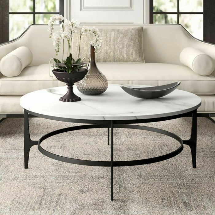 MEJA TAMU COFFE TABLE MARMER