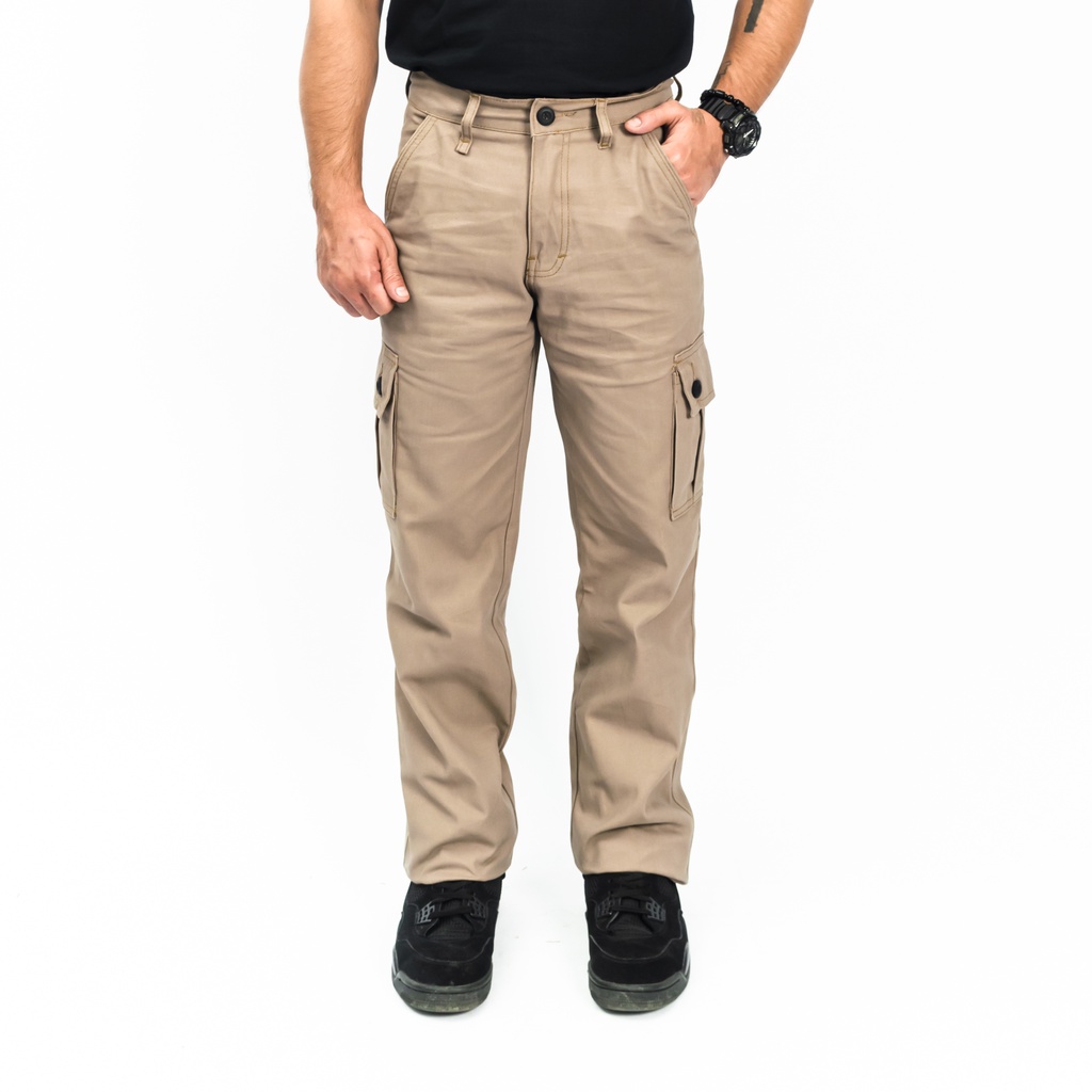 IMRULES Celana Cargo Reguler Mocca Original
