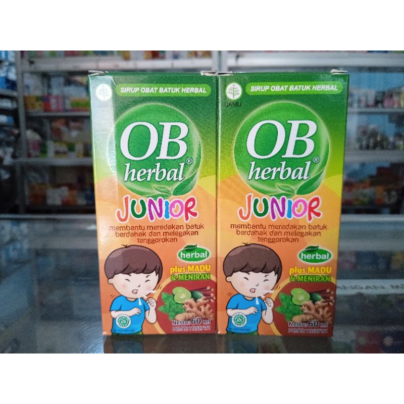OB HERBAL JUNIOR SYRUP 60ML
