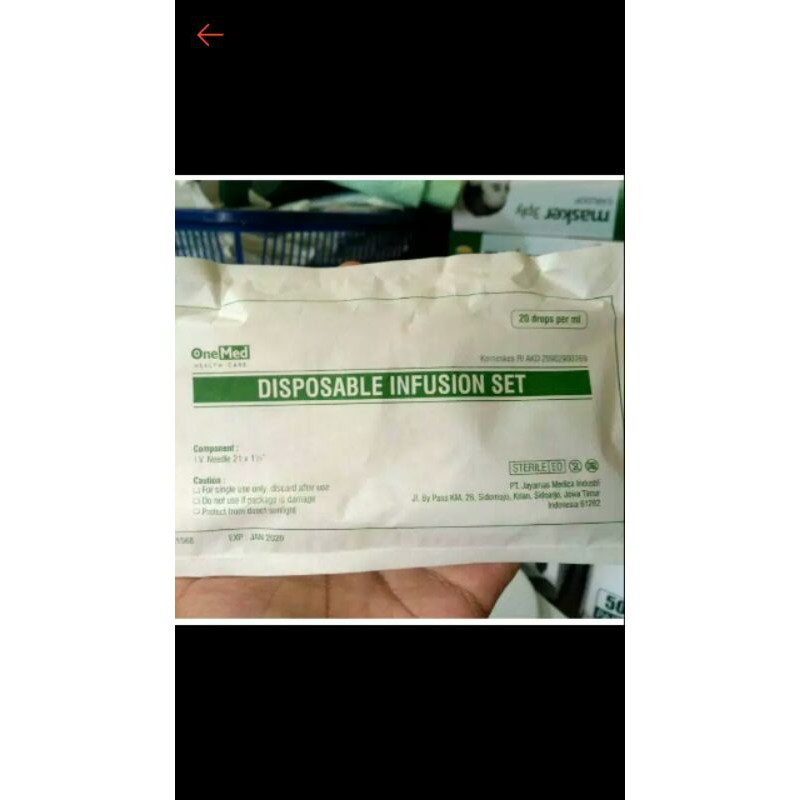 infus set dewasa