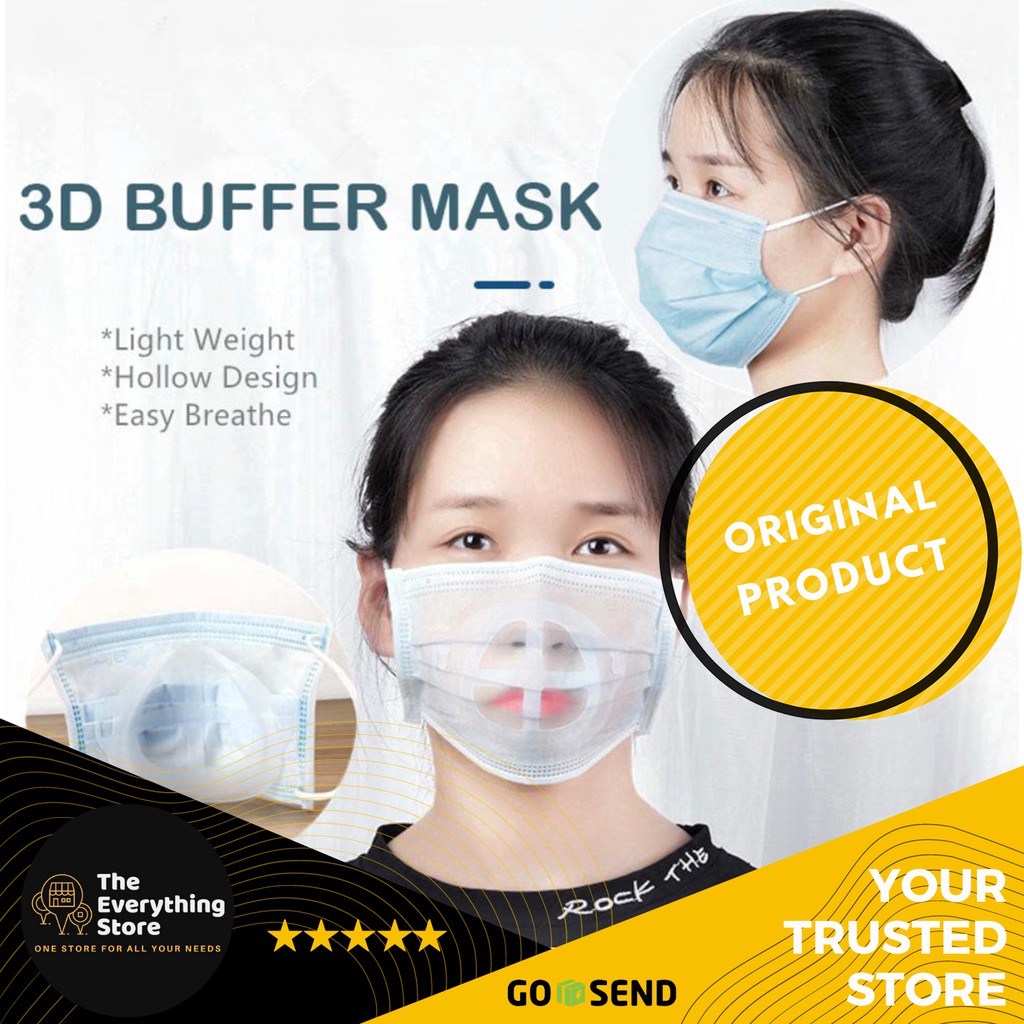 3D Buffer Mask Original Beli 1 dapat 15pcs
