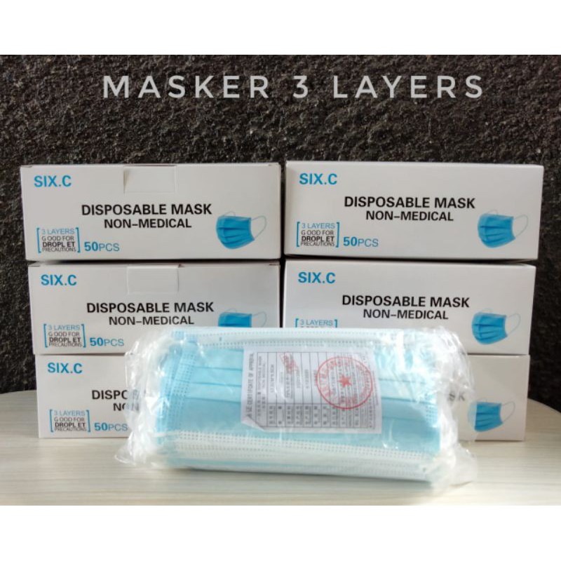masker 3 layers