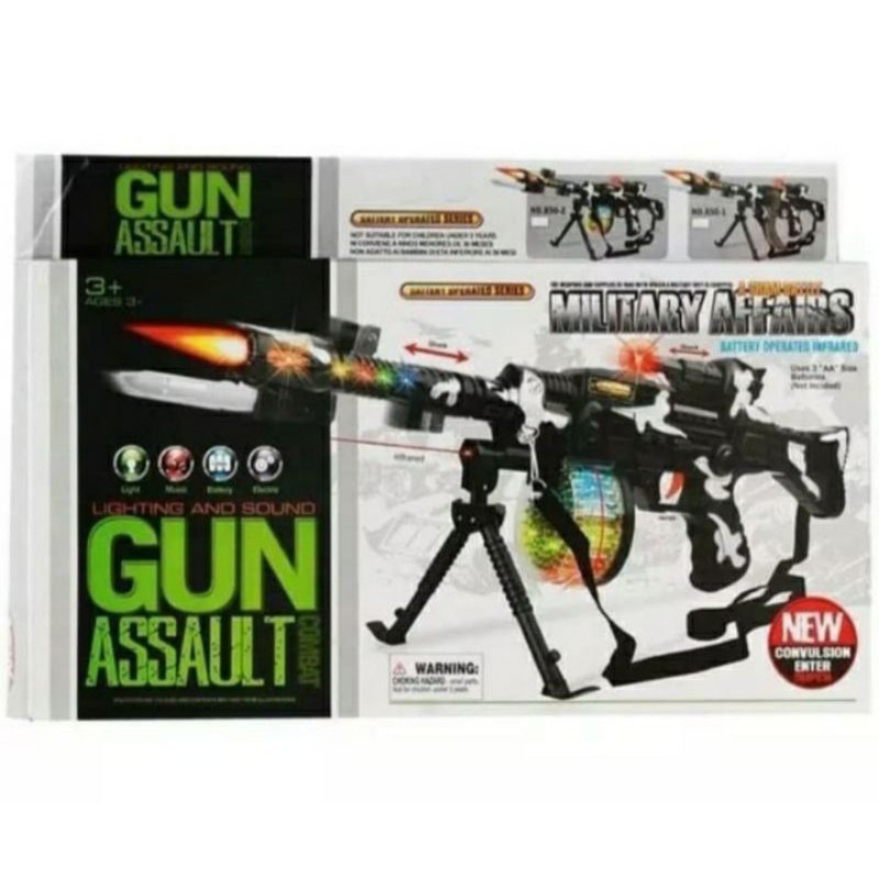 MAINAN PISTOL SUARA LAMPU