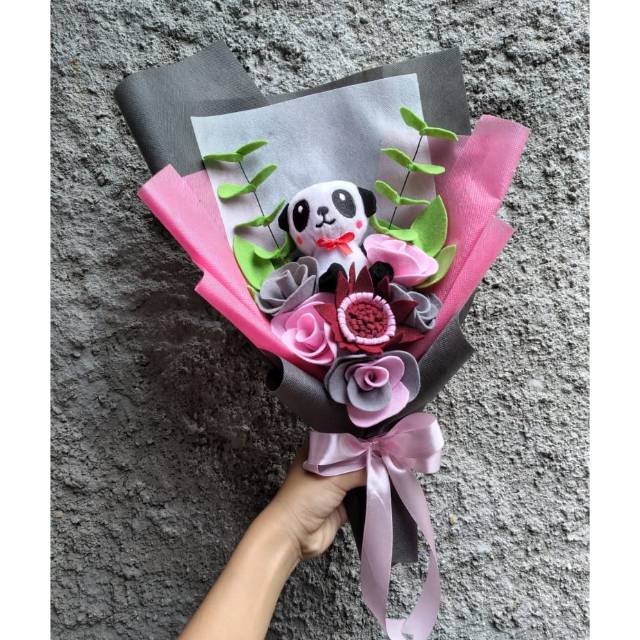 Bouqet bunga boneka