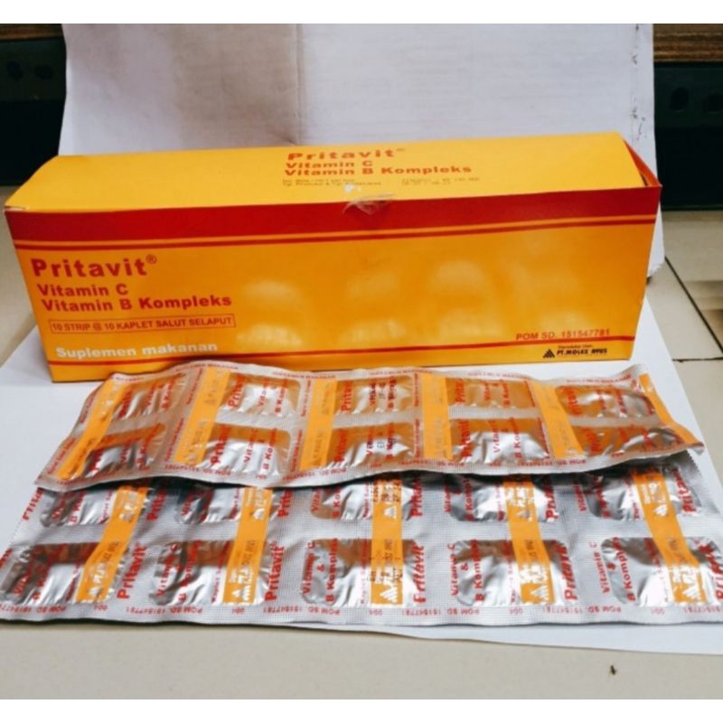 Vitamin C 500mg + B Complex • Pritavit