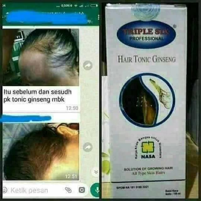 Triple six untuk rambut botak