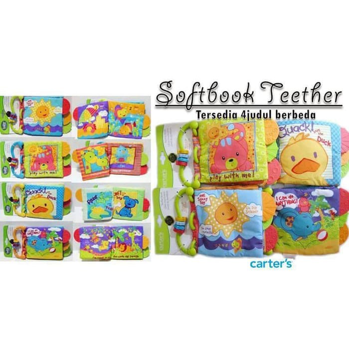 Soft Book Teether   Carter s AM