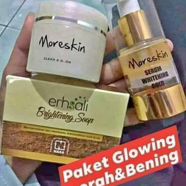 PAKET GLOWING (SABUN ,SERUM,GLOW)