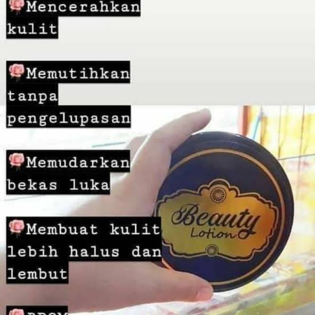 Beauty lotion