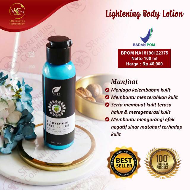 Lightening body lotion