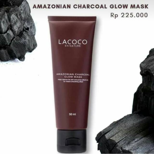 LACOCO AMAZONIAN CHARCOL GLOW MASK