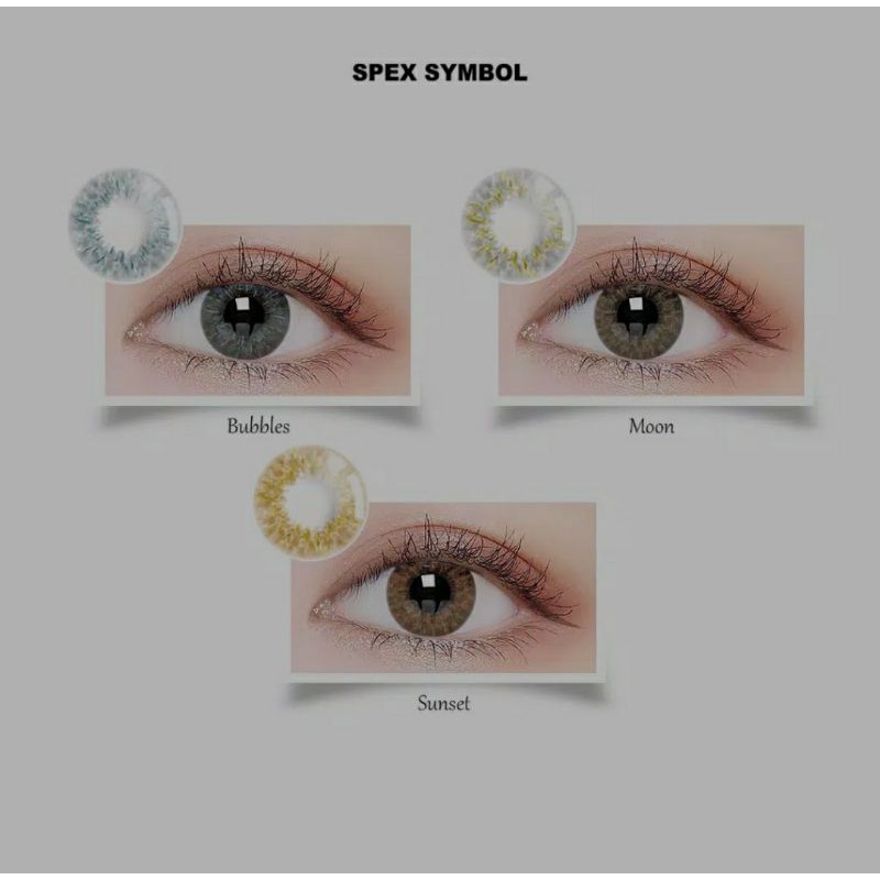 EYE CANDY Softlens ORI Variant Bubbles Diameter 14.2mm (Normal/Minus)