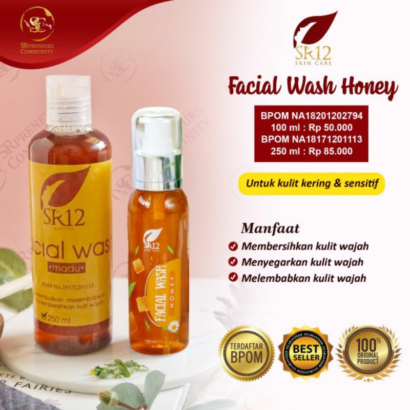 FACIAL WASH HONEY 100Ml